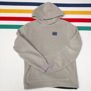 Burton‎ Westmate Polartec Pullover Hoodie Mens S Oatmeal Gray Drawcord 153128